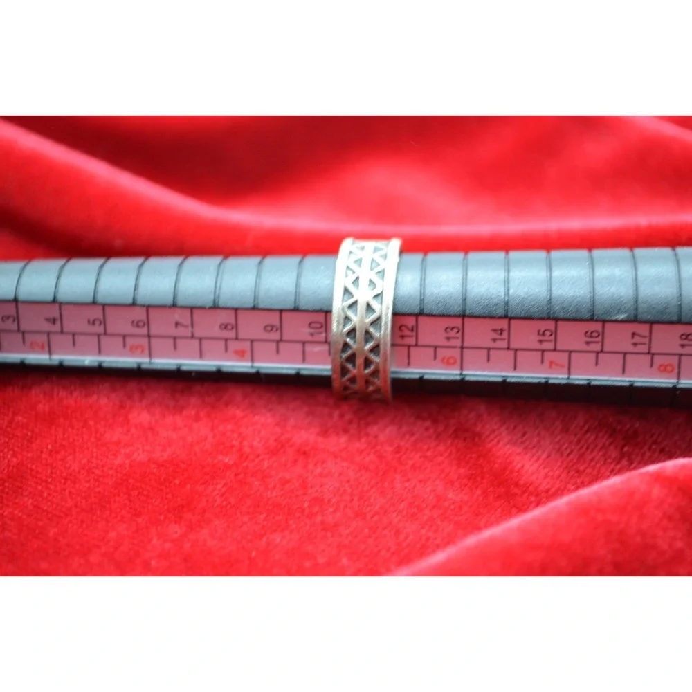 vintage Sarah Coventry Sterling Silver Zig Zag Band Ring Size 5